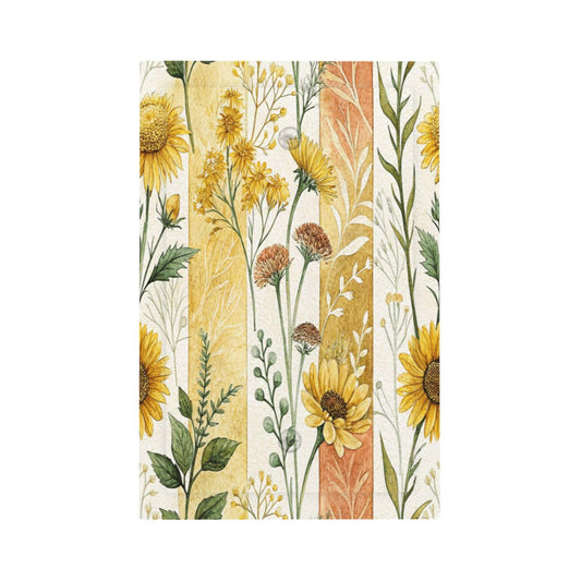 Oudediam Light Switch Cover Plate Watercolor Sunflower Botanical Print 1 Gang Decorative Switch Plate Covers Electrical Outlet Cover No Device Blank Wall Plate For Office Home Decor