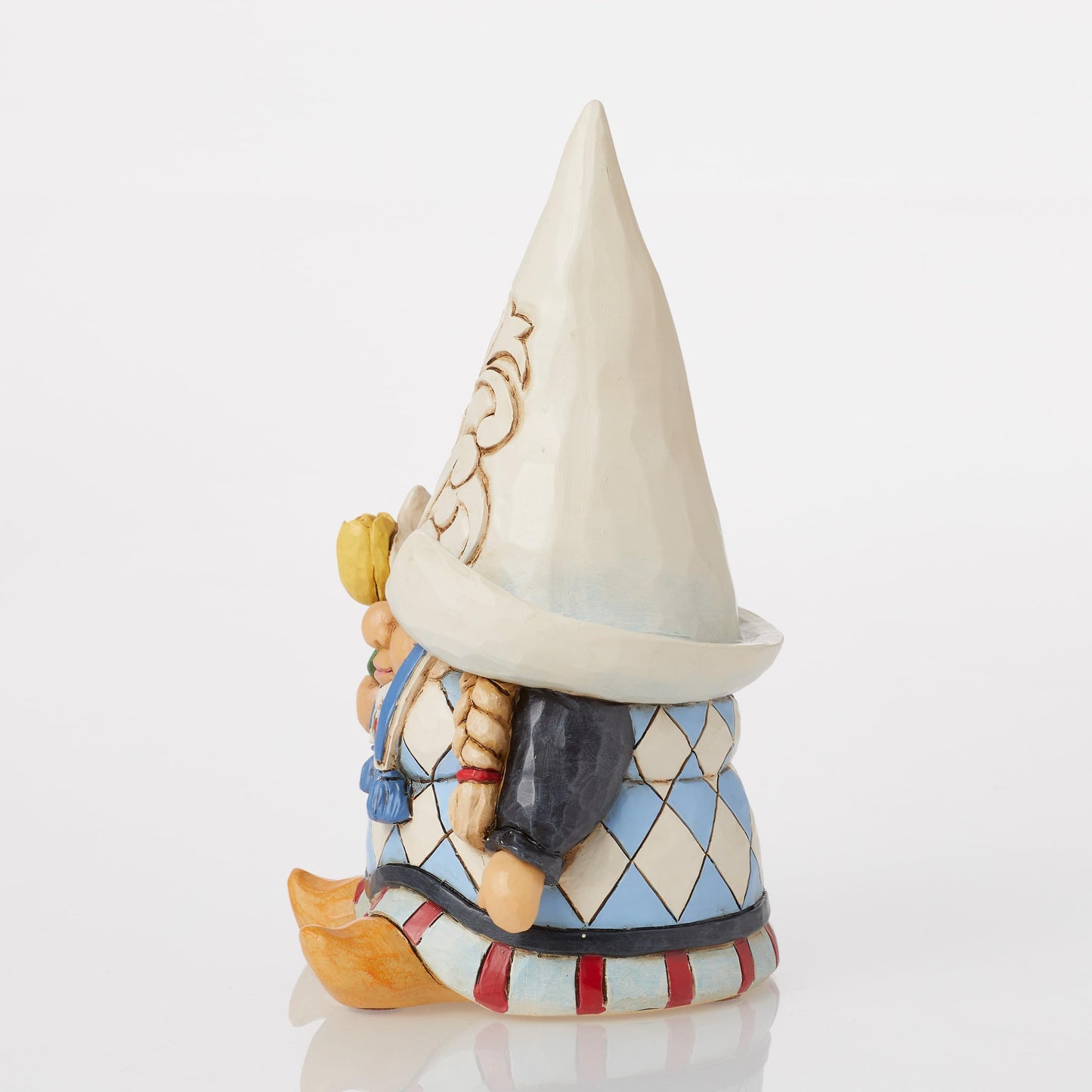 Enesco Jim Shore Heartwood Creek Gnomes Around The World Dutch Dreams Figurine- Stone Resin Hand Painted Crafted Collectible Gnomes Mini Figurines Home Decor Statue, 5.375 Inch
