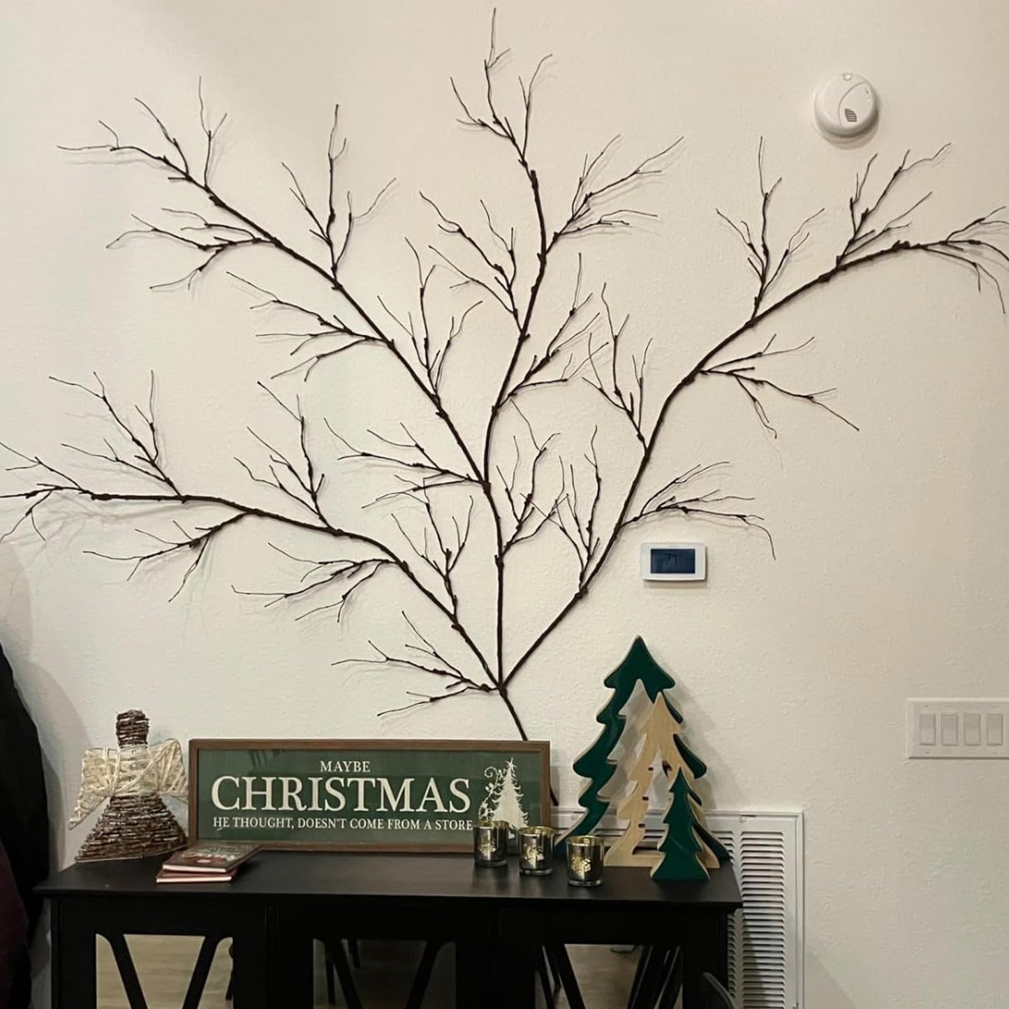 4Pcs Artificial Creepy Flexible Tree Branches Twigs Garland Halloween Decor
