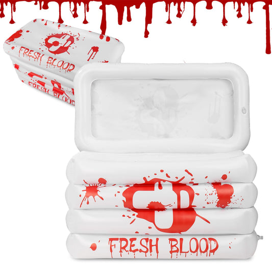 Halloween Inflatable Cooler for Blood Bag for Drinks, Hospital Themed Inflatable Cooler Holder for Halloween Party Decorations, Vampire, Zombie, Nurse Graduation, Horror Themed Party Decoration