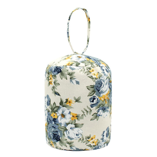 CERAYOU Decorative Weighted Door Stopper, Cylinder Fabric Door Stop with Handle, Heavy Duty Door Floor Stop Wall Protectors for Home Office Bedroom Living Room
