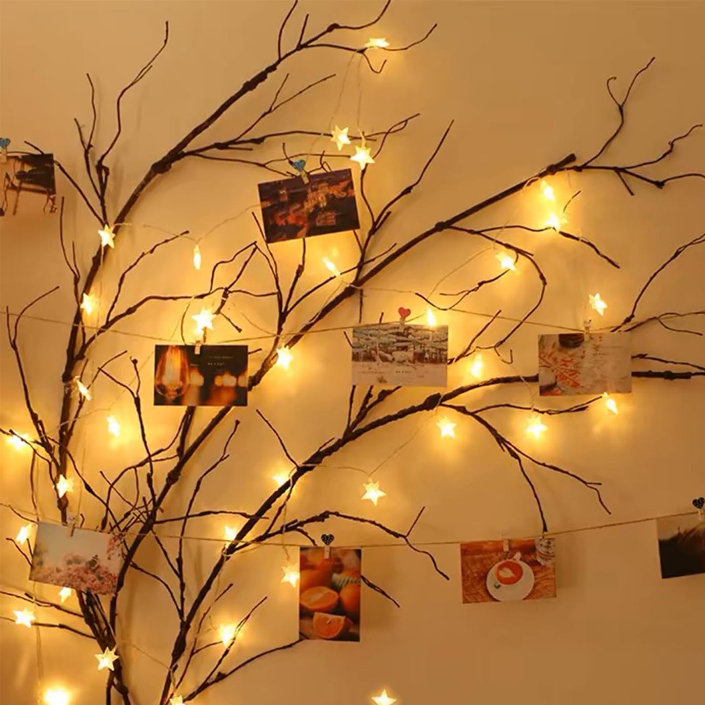 4Pcs Artificial Creepy Flexible Tree Branches Twigs Garland Halloween Decor