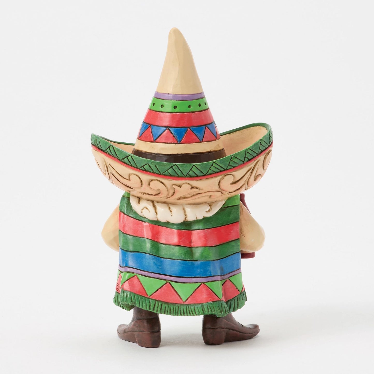 Enesco Jim Shore Heartwood Creek Fiesta Gnome Wearing a Sombrero Figurine, 5.25 Inch, Multicolor