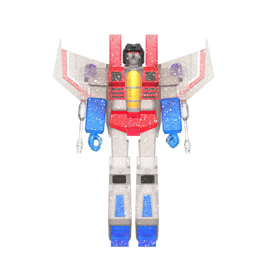 Super7 Transformers Ghost of Starscream (Translucent Glitter) - 3.75" Transformers Action Figure Classic Cartoon Collectibles and Retro Toys