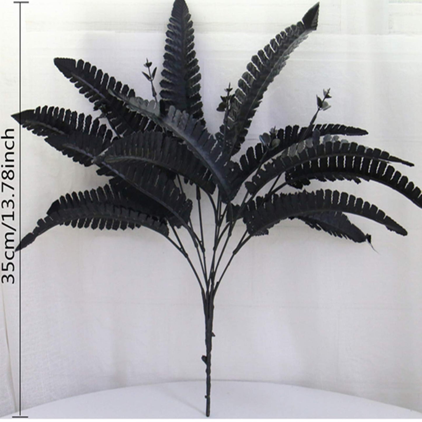 Artificial Black Persian Fern Leaf Plant, 4 Packs