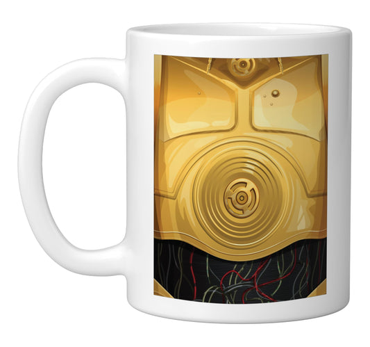 Star Wars C-3PO Halloween Ceramic Mug, White
