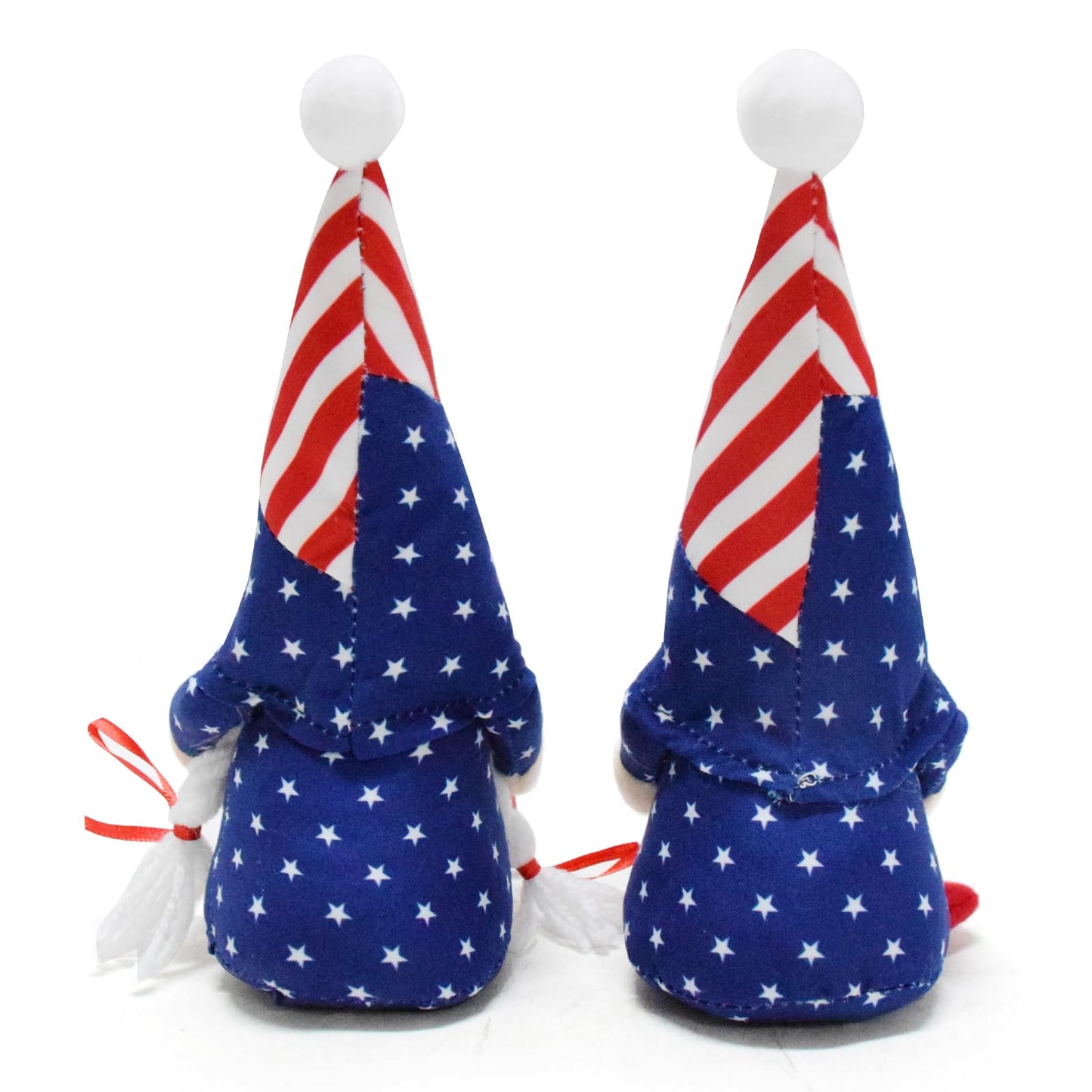 Vytina 2 PCS USA Patriotic Gnomes 4th of July American Gnome Plush Swedish Tomte Doll Elfs Ornaments for Partiotic Party Home Indoor Decor Independence Day