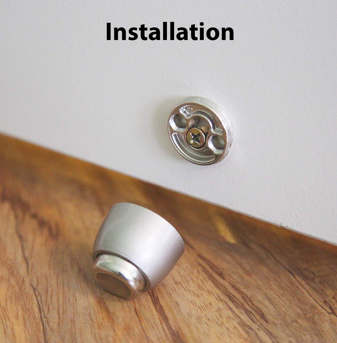 Safus Magnetic Door Stop - Gold Brass - 1pc