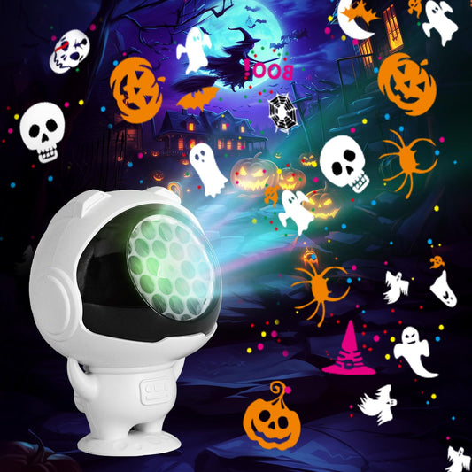 Halloween Projector Lights Outdoor/Indoor, Led Lights Projector for Halloween Decorations, Holiday Projector for Halloween Party,Newly Upgraded Halloween Indoor for Home，Halloween Gift