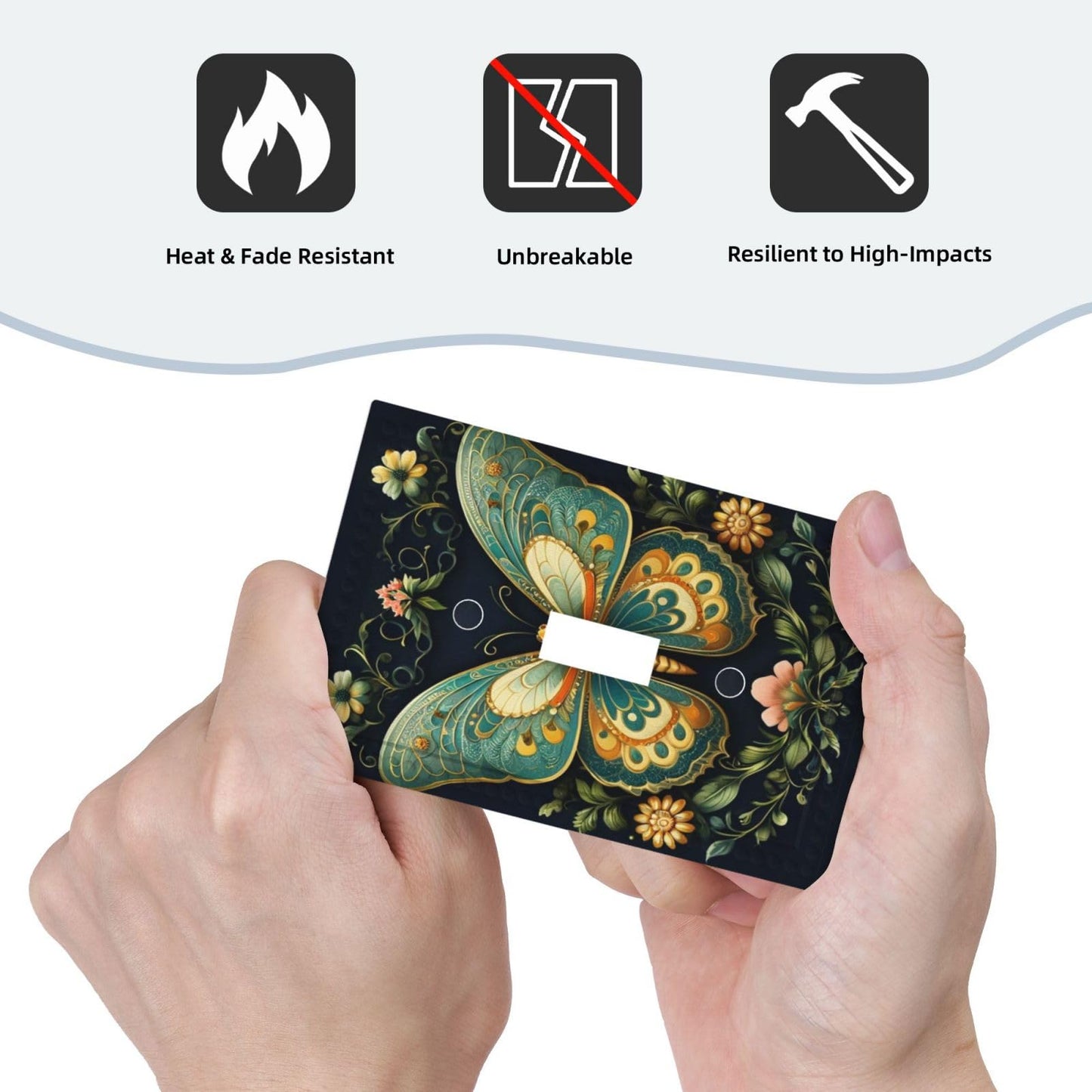 PPZCXWP Vintage Baroque Butterfly Gold Toggle Switch Plate Cover