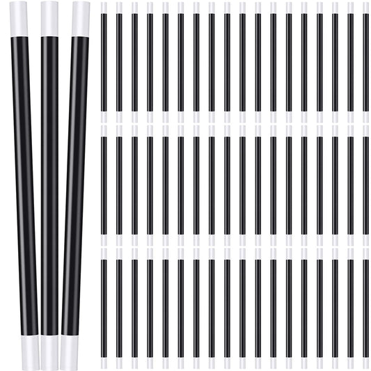 Gejoy 84 Pcs 10 Inches Plastic Magic Wand Black and White Spell Casting Stick Magician Wand for Witch Magician Costume, Halloween Party Favors, Birthday Games Kit