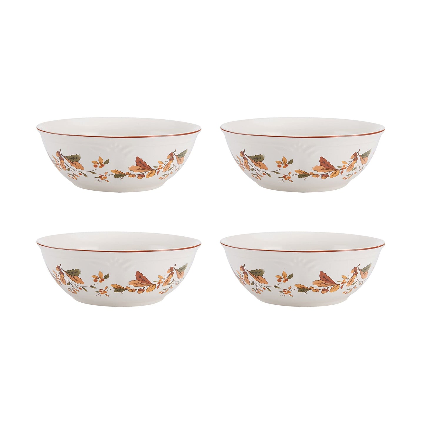 Pfaltzgraff Autumn Berry 16 Piece Dinnerware Set, Service for 4, Multi Colored