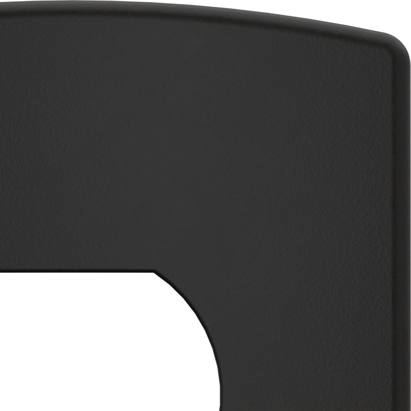 Franklin Brass Soft Modern Single Duplex Outlet Cover - 1-Gang - Single Duplex Wall Plate for Electrical Outlet - Screwless Concealed Mount - Durable Materials - W42466K-FB-CP - Matte Black - 3 Pack