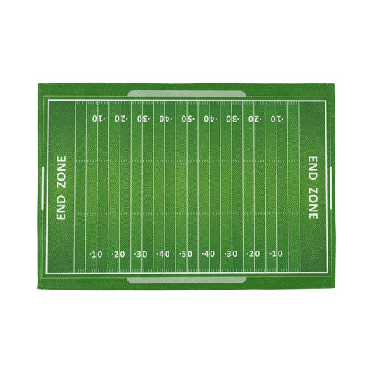 Bardic Set of 1 Washable Placemat American Football Field Pattern Table Mats 18x12 Inch Heat Resistant Non Slip Place Mats for Kitchen Dining Table
