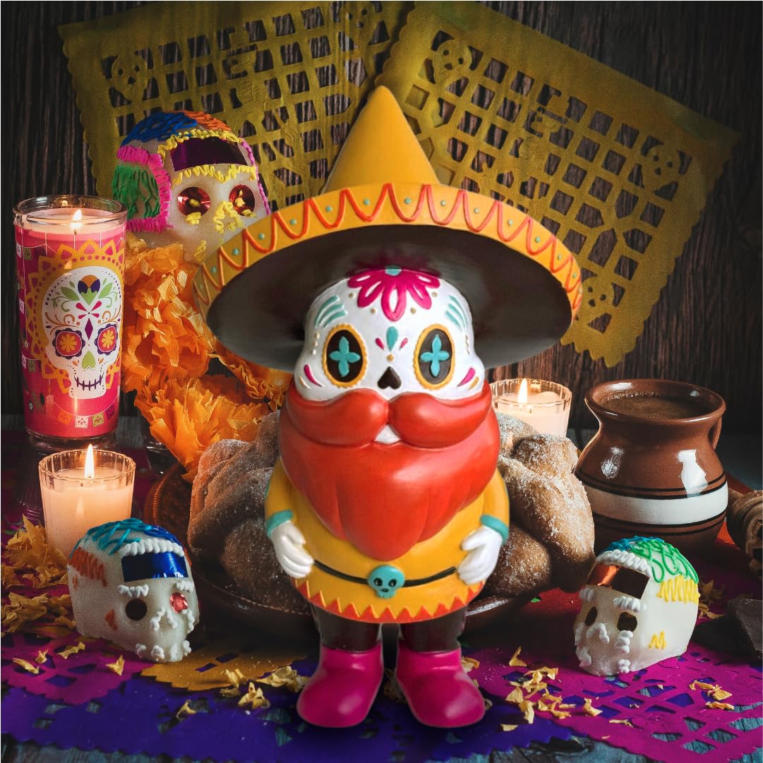 Pueblita El Katrin Day of The Dead Garden Gnome