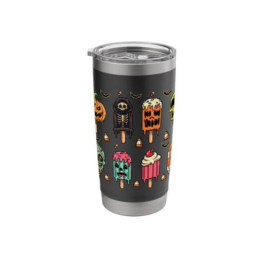 Halloween Popsicle Horror Summer Ice Cream Summerween Stainless Steel Insulated Tumbler