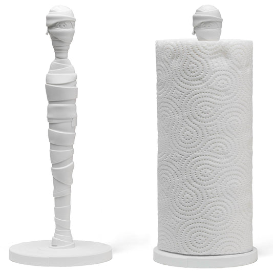 Peleg Design Tangled Joe - Fun Kitchen Gadget, Cute Paper Towel Holder with Mummy Design, Cool and Decorative Kitchen Roll Stand for Halloween & Everyday Use
