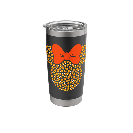 Disney Minnie Mouse Candy Corn Halloween Stainless Steel Insulated Tumbler