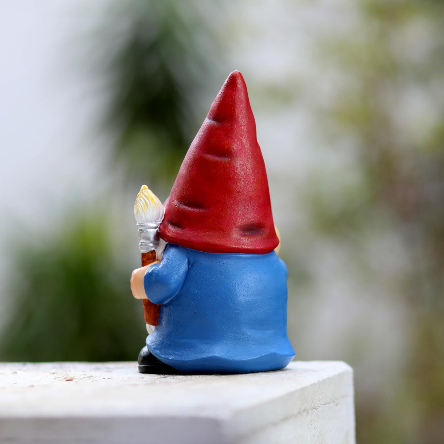 WSHMZYHOME Garden Gnome with Paint Palette and Brush Statue Decoration Figurine Ornament for Indoor Outdoor Home Patio Yard Lawn,Gift for Mom