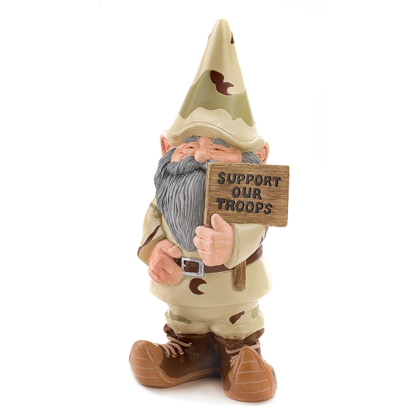 Accent Plus Support Our Troops Gnome Patriotic USA Garden Outdoor Statue