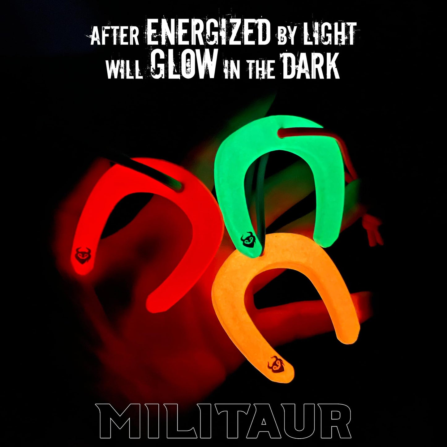 MILITAUR First Responder Door Stop (3 Pack) – Neon, Glow-in-the-Dark