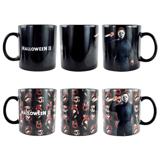 Surreal Entertainment Halloween II Mug Michael Myers Thermal Magic Scene Changing 15 oz Tea Coffee Cup