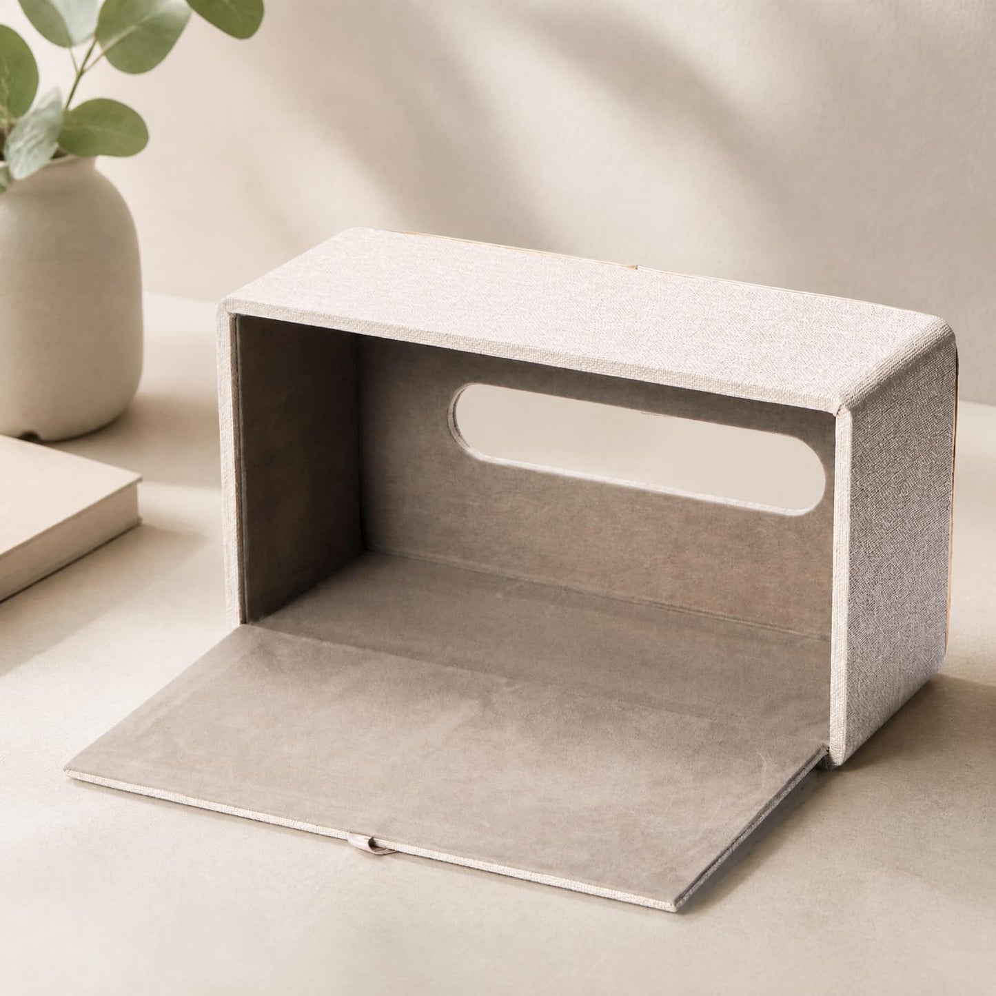 Tosnail Rectangular Leather Tissue Box Cover, 10" x 5.5" x 4.2" Decorative Tissue Box Holder, Tissue Paper Dispenser for Home, Office, Car Decoration