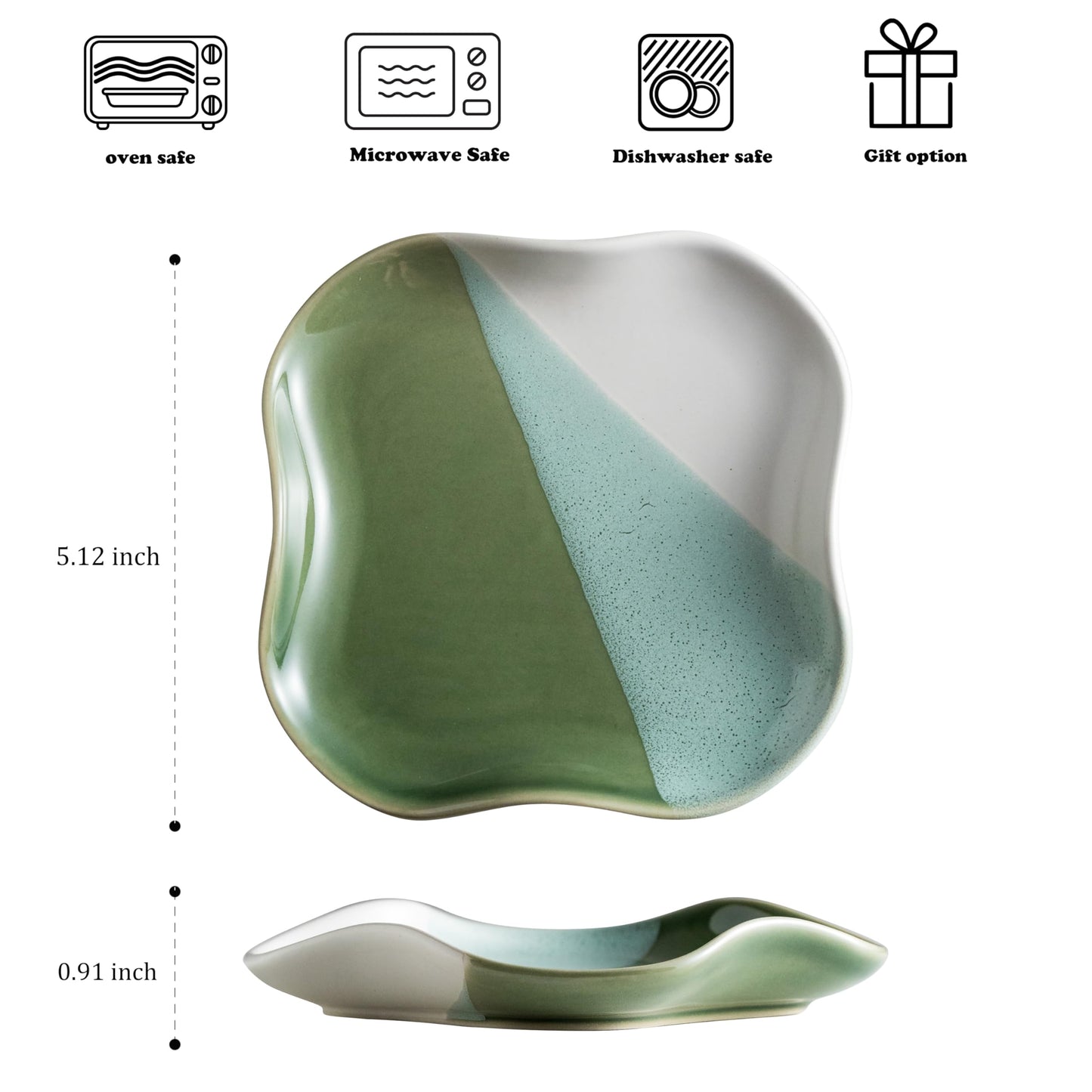 Cormomu Ceramic Spoon Rest for Stove Top, Cooking Spoon Holder,Utensil Rest