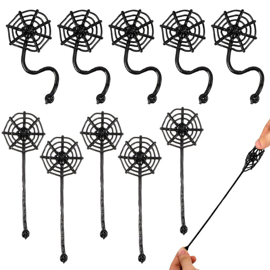BESPORTBLE 20Pcs Halloween Spider Web Sticky Hands - Stretchy TPR Elastic Toys for Kids, Party Favors, Goodie Bag Fillers, Trick or Treat Prizes, Classroom Rewards, Halloween Decorations
