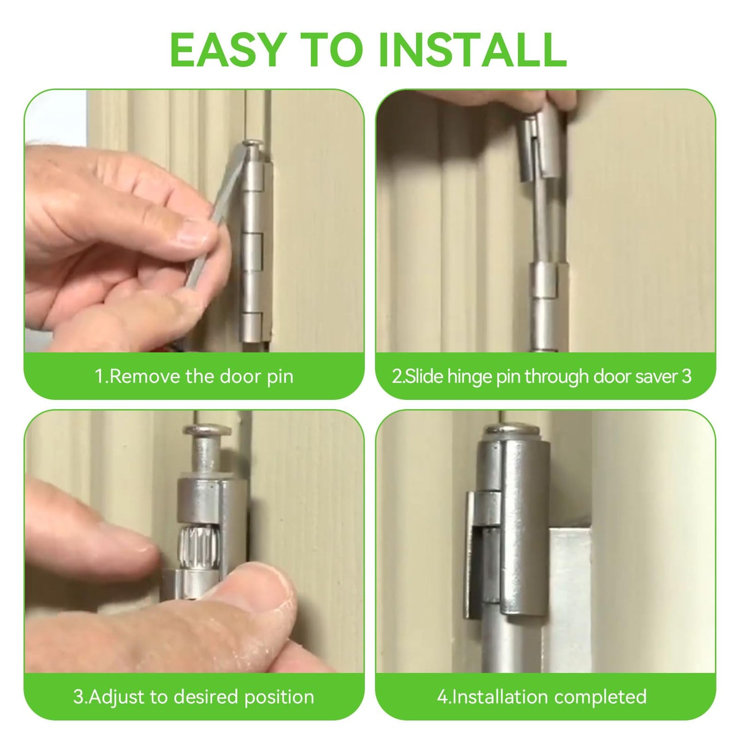 Door Saver 3 III Hinge Pin Stop, Residential Hinge Pin Door Stop