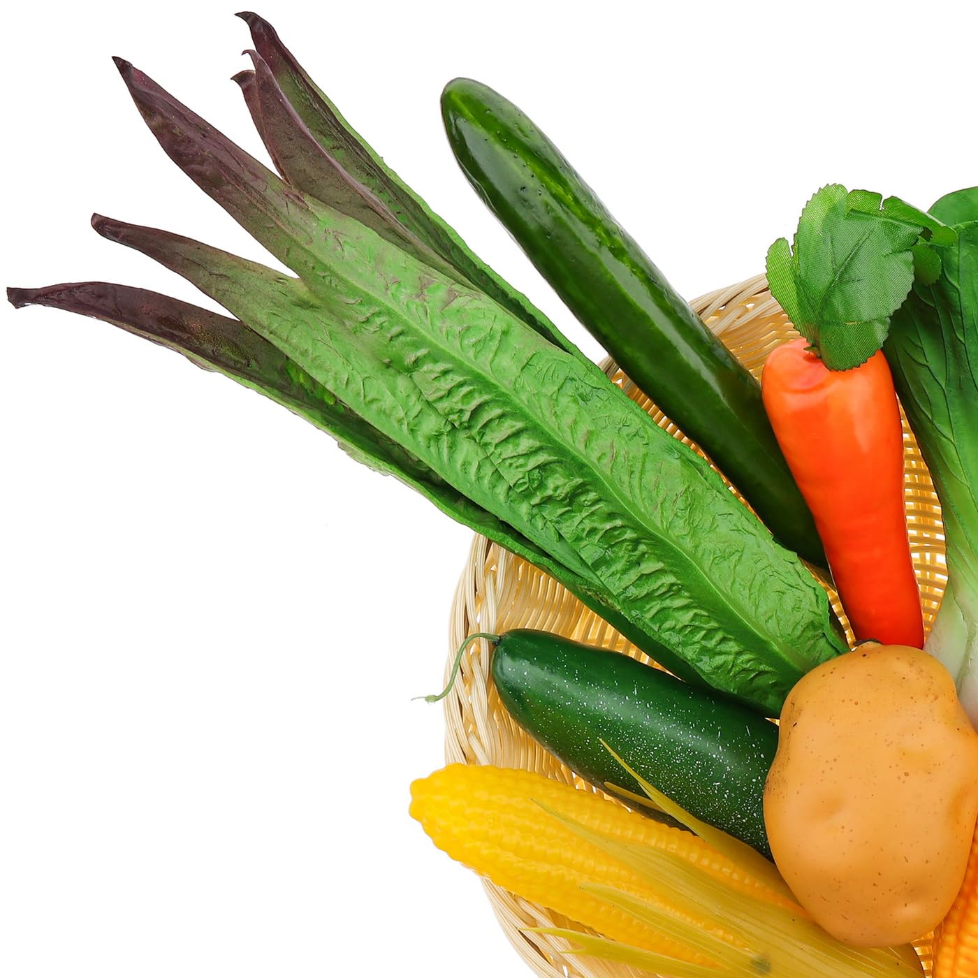 Meiwlong 22 Pcs Fake Vegetables,Realistic Artificial Vegetable & Fruits