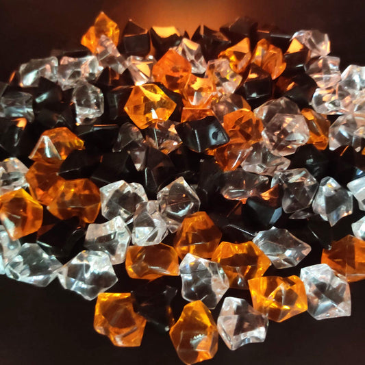 HappyFiller Home Decoration Acrylic Gems Fake Crystal Cubes Jewels Rocks