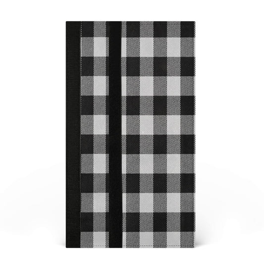 xigua 2Pcs White Black Buffalo Plaid Refrigerator Door Handle Cover Kitchen Appliance Decor Fridge Oven Dishwasher Handles Antiskid Door Knob Protector Keep Off Fingerprints