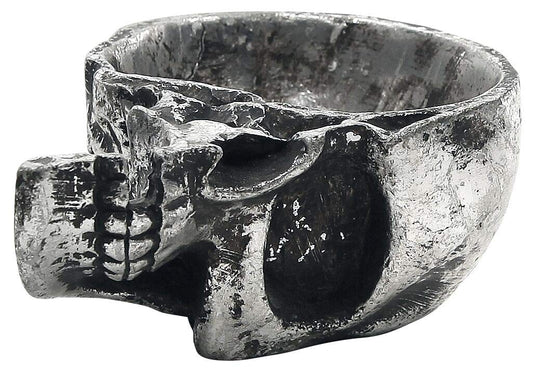 The Vault Alchemy Half Skull Box Haunted Gothic Jewellery Box Casket Mythical Death