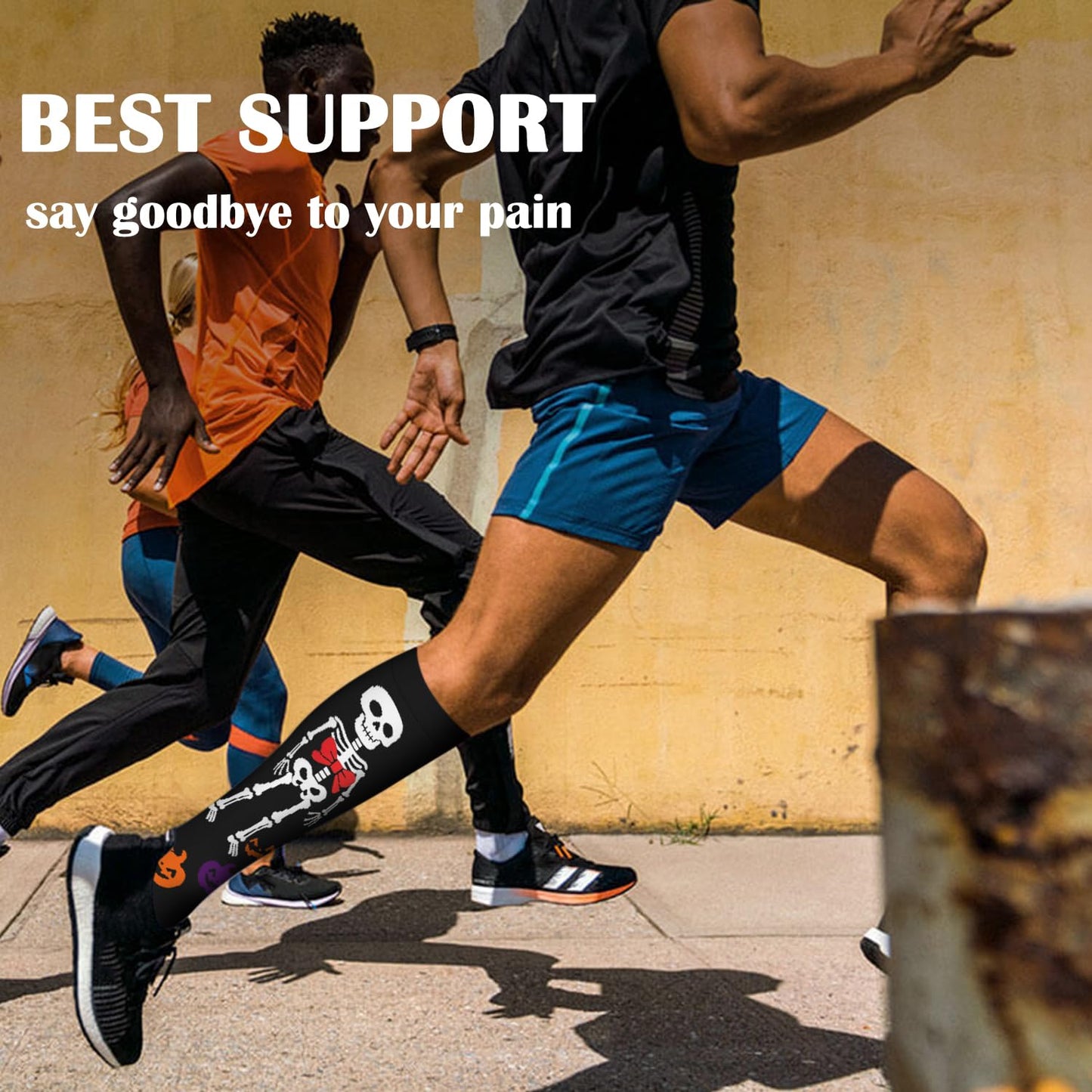 Aoliks Halloween Compression Socks for Women & Men,Best Support for Nurses, Running, Flying