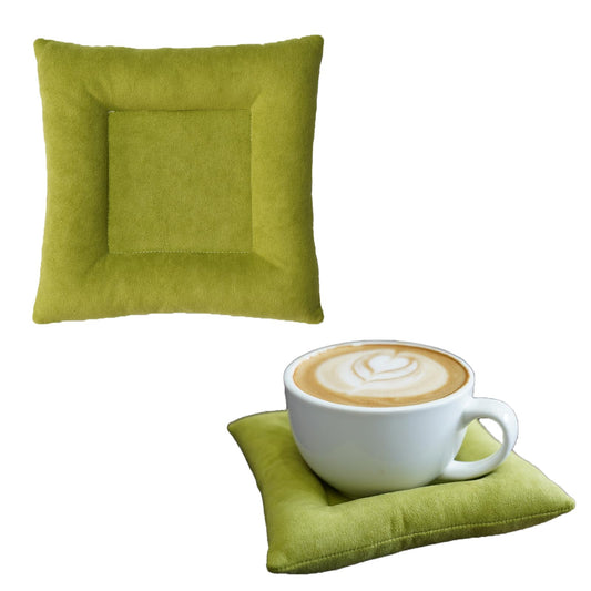 Chvioz 2Pcs Coasters for Drinks Coaster Set for Coffee Beer Wine Drink Coasters for Table Protection Housewarming Birthday Gift (Green)