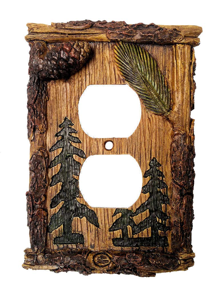 Slifka Pine Cone Outlet Cover