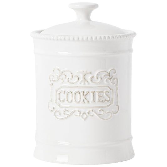 TAWCHES Ceramic Cookie Jar With Lid Cookies Canister Vintage Cookie Jar Cookie Jars For Kitchen Counter Decorative
