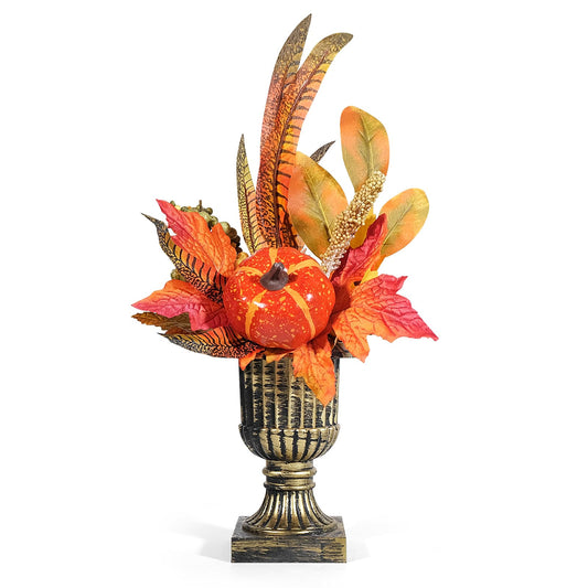 Nuokin Halloween Decorations Artificial Imitation Pumpkin Table Shelf Thanksgiving Autumn Indoor Home Decor Gifts (1PCS, ONE Size)