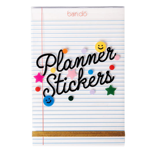 ban.do Sticker Book of Planner Stickers, 40 Sticker Sheets with Colorful/Fun/Positive Stickers for Journals and Planners, Issue One