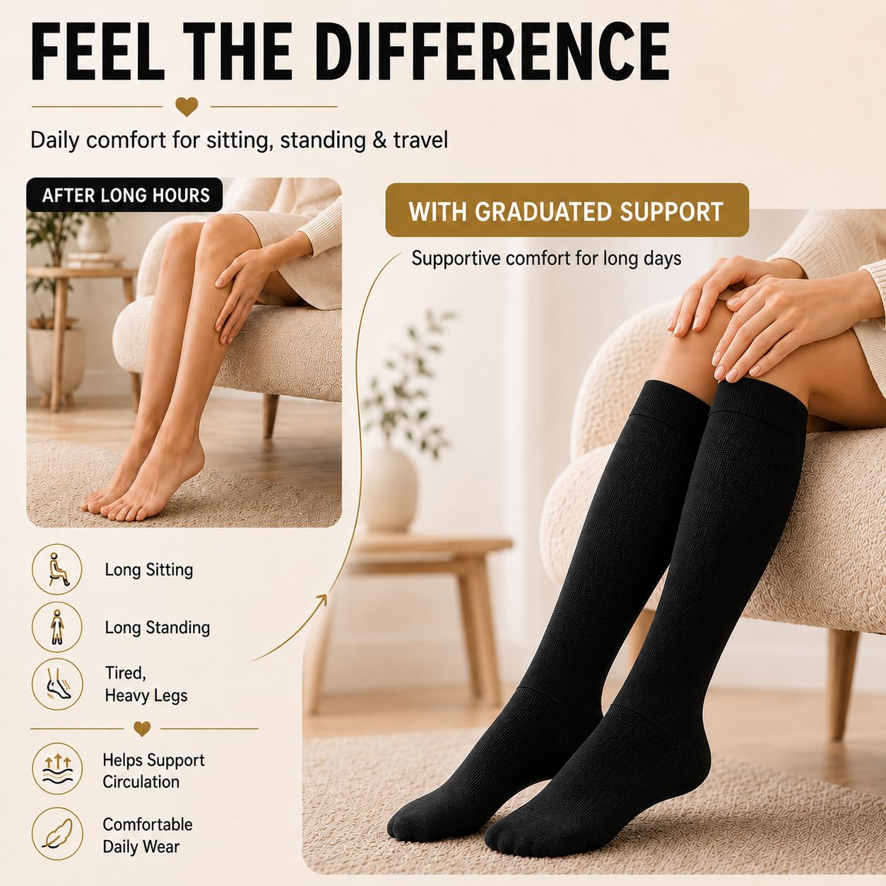Aoliks Halloween Compression Socks for Women & Men,Best Support for Nurses, Running, Flying