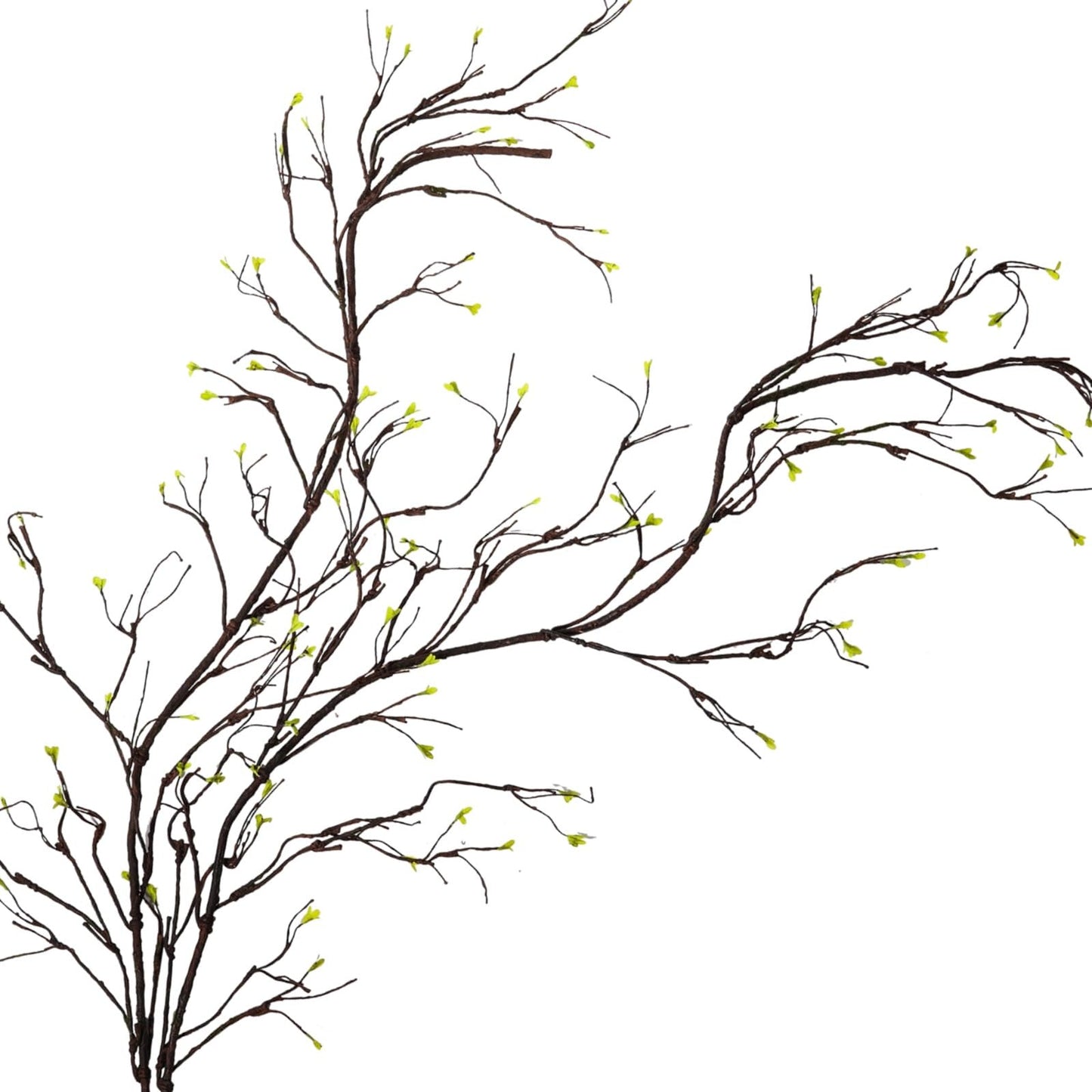 Artificial Fake Tree Branches for Decoration - 118 Inches Malleable Artificial Tree Branches with Sprout, Twigs Vines Rattan Ivy Grapevines Wall Fake Hanging Plants, Wall Branches for Decoration