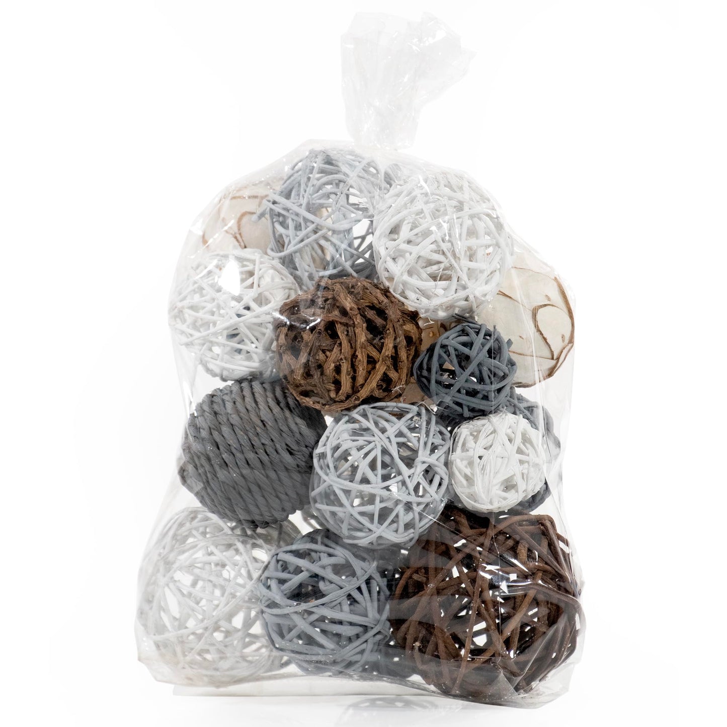 ANDALUCA Decorative Balls Vase Filler Bag with Orbs, Balls (Grey)