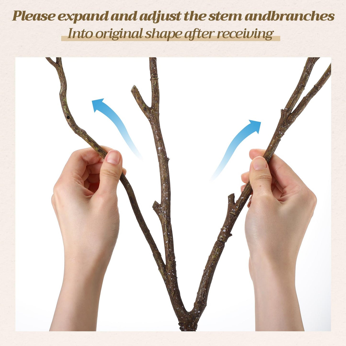 Norme 3 Pcs 65 Inch Lifelike Curly Willow Branches for Vases Artificial Decorative Dried Twigs Tall Plastic Vine Bendable Stick for DIY Plant Crafts Farmhouse Wedding Indoor Home Hotel Decor(Brown)