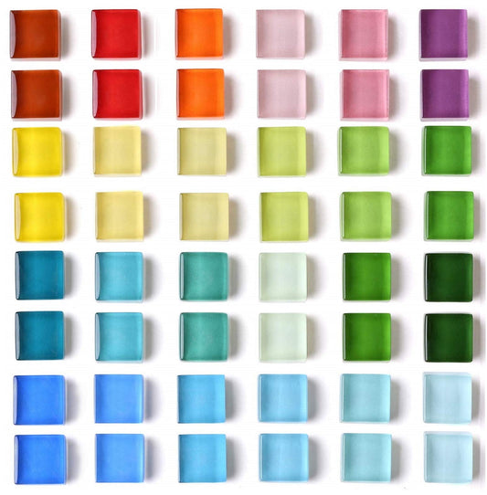 Mymazn 48 Refrigerator Magnets Cute Fridge Magnets for Whiteboard, Locker | Colorful Magnets Glass Decorative Magnets for Office Kitchen (24 x 2)