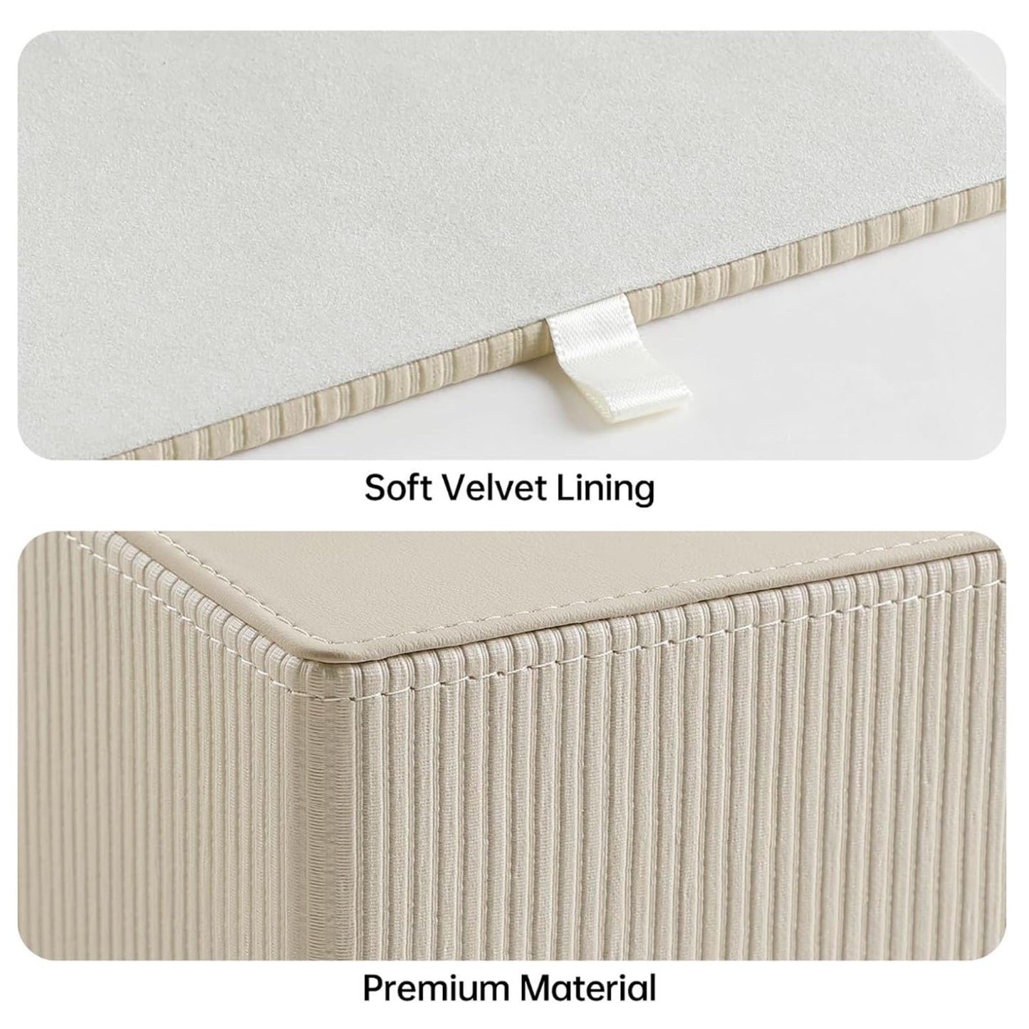 Tissue Box Cover Square with Magnetic Closure, PU Leather Tissue Box Holder for Bathroom NightStands Livingroom, Decorative Modern Square Tissue Holder