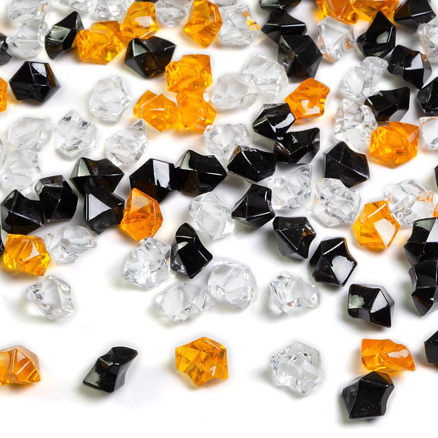 HappyFiller Home Decoration Acrylic Gems Fake Crystal Cubes Jewels Rocks