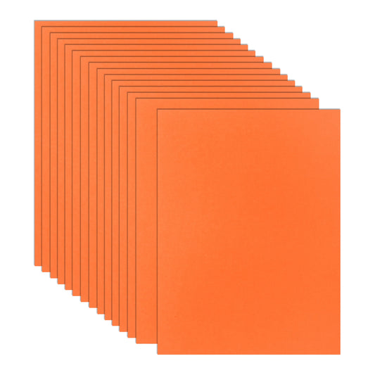 Guakicae 100 Sheets Orange Cardstock 8.5 x 11 Halloween Cards, 80lb Thick Paper Card Stock for DIY Cards Making, Crafting, Party Decorations, Certificate, Memos