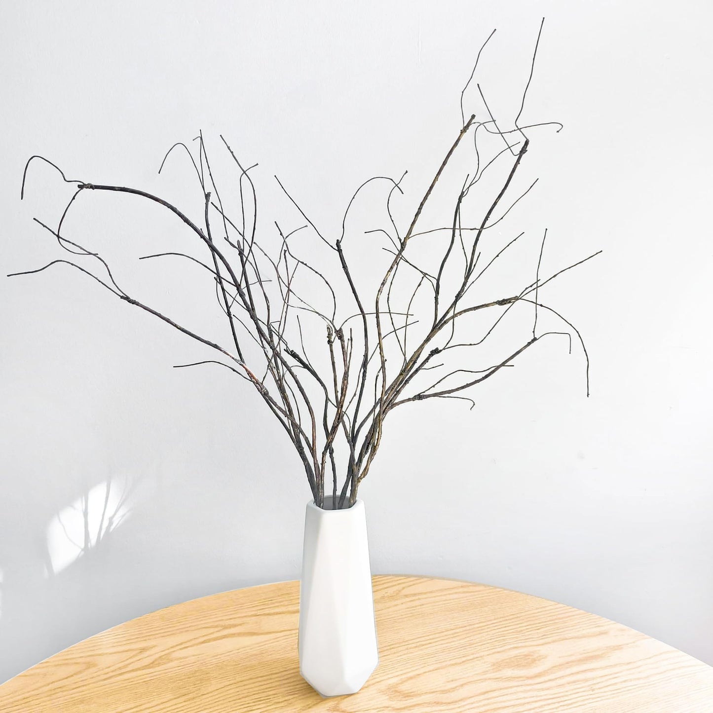 Eiyye Bendable Curly Willow Branches for Vase Stretchable Artificial Twigs for DIY Home Decor Shapeable 29in Faux Stems for Wedding Centerpiece Farmhouse Decoration 5pcs