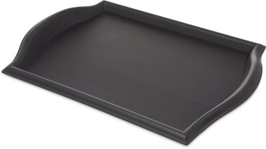 Carlisle FoodService Products 1217BT03 Bistro Plastic Café Tray, 12" X 17", Black